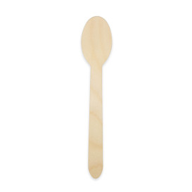 Łyżka Drewniane BIO 16cm (25 Sztuk)