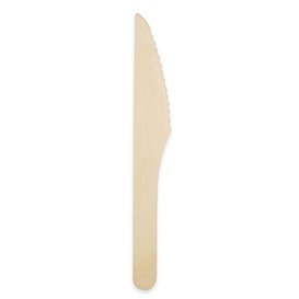 Nóż Drewniane BIO 16,5cm (25 Sztuk)