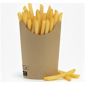 Kubki Tłuszczoodporny Kartonowe Kraft z Klejącą 16Oz/480ml (50 Sztuk)