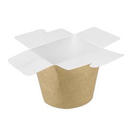 Pojemniki Żywność na Wynos 100% ECO Kraft 26Oz/780ml (50 Sztuk)