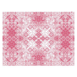 Podkładki na Stół Papierowe 30x40cm "Mozaik" Bordeaux 40g/m² (1000 Sztuk)