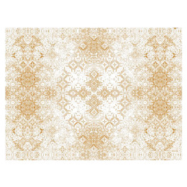 Obrus Papierowy Dekoracje 1x1m "Mozaik" Krem 40g/m² (400 Sztuk)