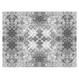 Obrus Papierowy Dekoracje 1x1m "Mozaik" Czarny 40g/m² (400 Sztuk)