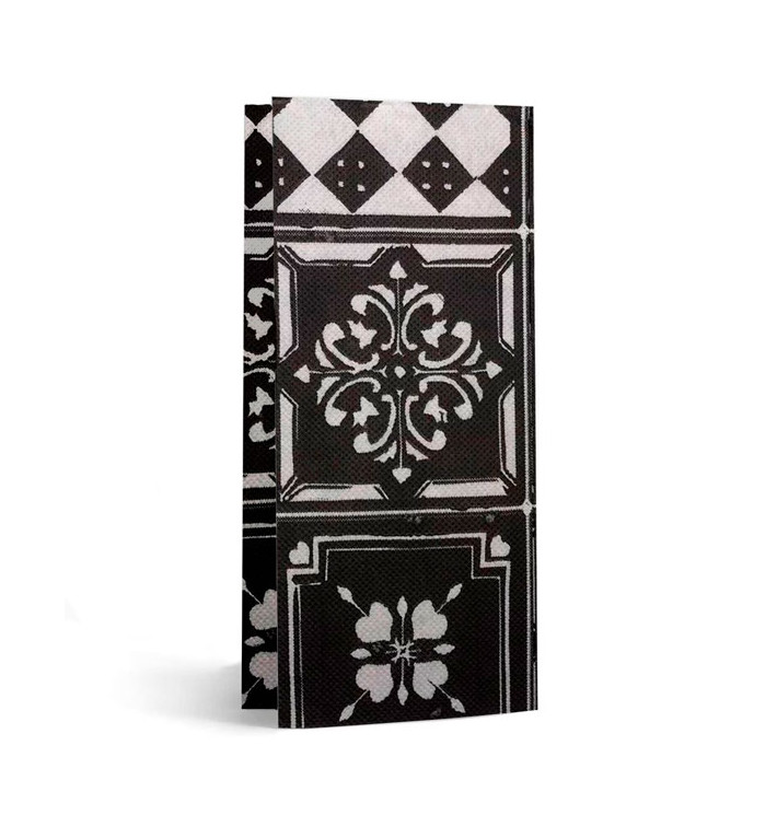 Serwetka Papierowa Dwupunktowa 1/8 33x40cm "Alhambra" Czarny (2000 Sztuk) Serwetka Papierowa Dwupunktowa 1/8 33x40cm "Alhambra" Czarny (2000 Sztuk)
