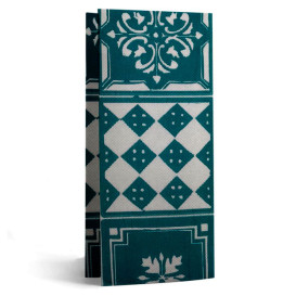 Serwetka Papierowa Dwupunktowa 1/8 33x40cm "Alhambra" Turkusowy (2000 Sztuk)