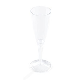 Kieliszki Plastikowe do Wina Musującego Przezroczyste 100ml (100 Sztuk)