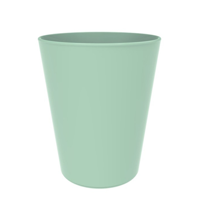 Kubki Plastikowe Wielokrotnego Użytku PP Minerał Zielony 330ml (6 Sztuk) Kubki Plastikowe Wielokrotnego Użytku PP Minerał Zielony 330ml (6 Sztuk)