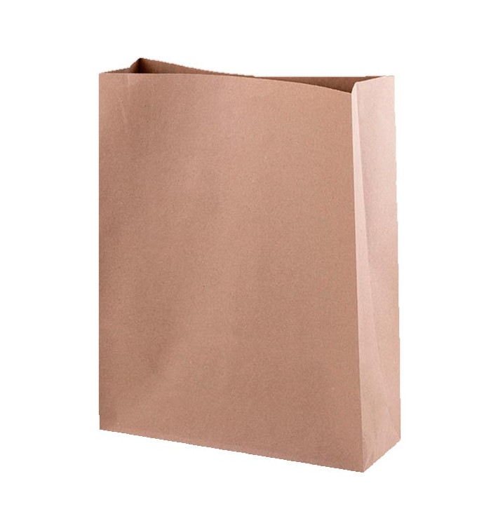 Torby Papierowe bez Uchwytów Kraft 26+9x31cm (250 Sztuk) Torby Papierowe bez Uchwytów Kraft 26+9x31cm (250 Sztuk)