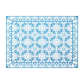 Podkładki na Stół Papierowe 30x40cm "Alhambra" Turkusowy 50g/m² (1000 Sztuk)
