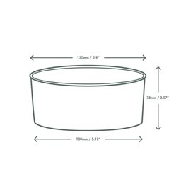 Pudełka na MenuBox Tektura Kraft  20x15x7cm (50 Sztuk)