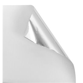 Owinięcie Aluminium Dwuwarstwowe Papier Srebrny 30,5x30,5cm (2.000 Sztuk)
