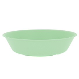 Talerz Plastikowe Głębokie Durable PP Minerał Zielony Ø18cm (54 Sztuk)