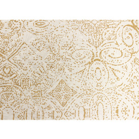 Obrus Papierowy Dekoracje 1x1m "Mozaik" Krem 40g/m² (400 Sztuk)