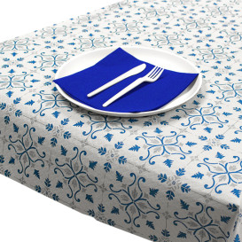 Obrus Papierowy Dekoracje 1x1m "La Valenciana" Turkusowy 40g/m² (400 Sztuk)