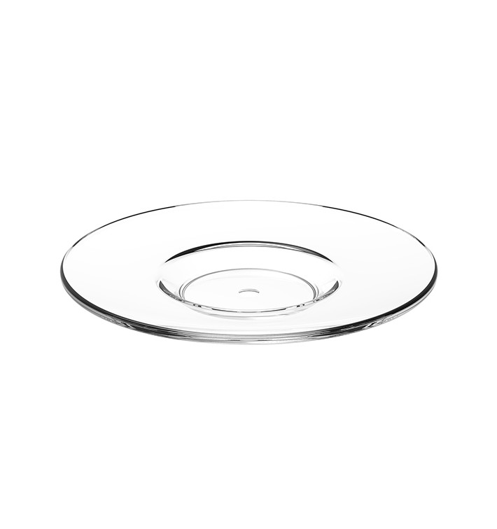 Talerz Wielokrotnego Użytku SAN dla Filiżanki “Espresso” Przezroczysty 80ml (6 Sztuk) Talerz Wielokrotnego Użytku SAN dla Filiżanki “Espresso” Przezroczysty 80ml (6 Sztuk)
