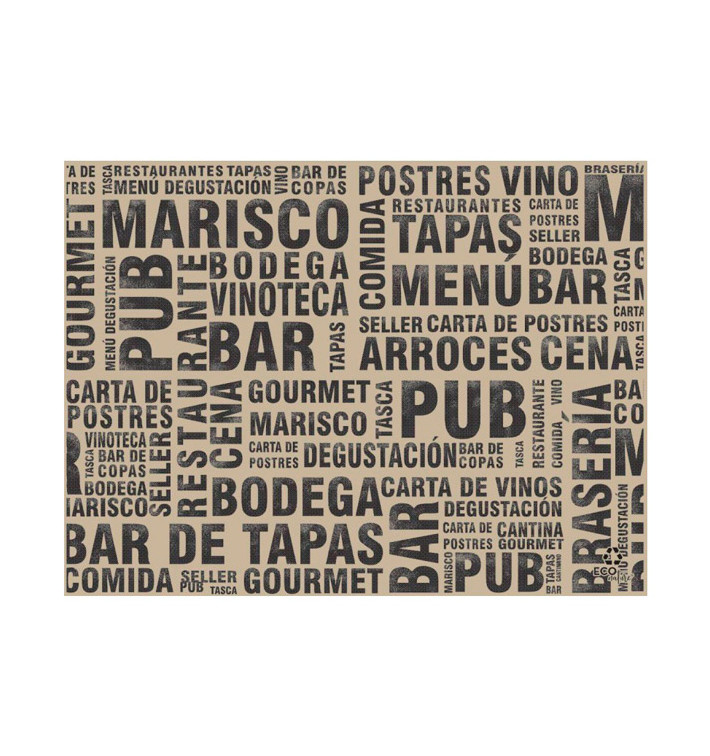 Podkładki Papier Kraft "Gourmet" 30x40cm 40g/m² (1.000 Sztuk) Podkładki Papier Kraft "Gourmet" 30x40cm 40g/m² (1.000 Sztuk)