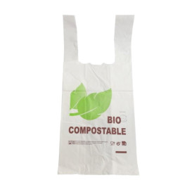 Plastikowa torba na koszulki 100% Biodegradowalny 48x60cm 25µm (100 Sztuk)