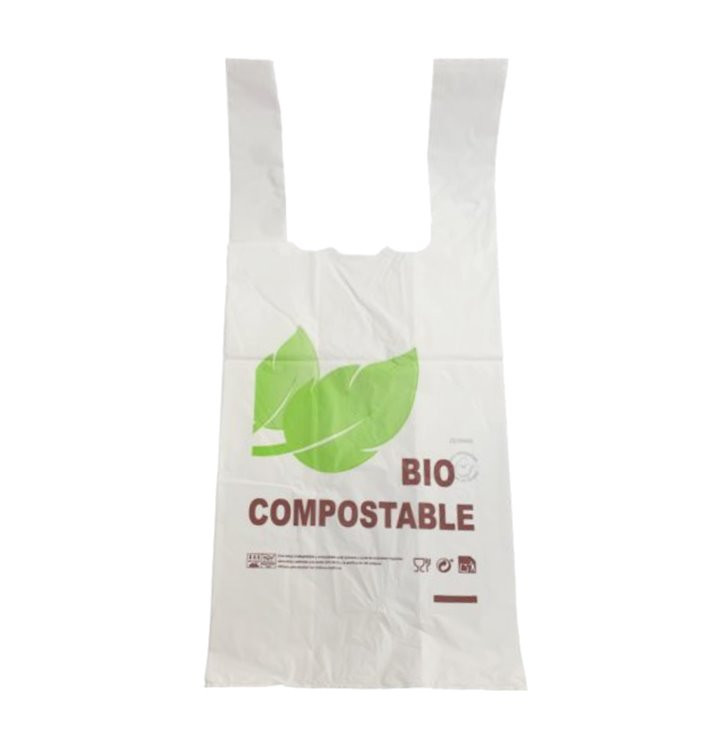 Plastikowa torba na koszulki 100% Biodegradowalny 48x60cm 25µm (100 Sztuk) Plastikowa torba na koszulki 100% Biodegradowalny 48x60cm 25µm (100 Sztuk)