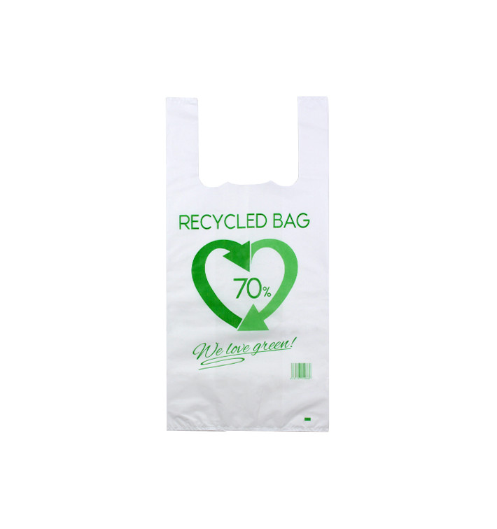 Plastikowa torba na koszulki 70% z Recyklingu 42x53cm 50µm (800 Sztuk) Plastikowa torba na koszulki 70% z Recyklingu 42x53cm 50µm (800 Sztuk)
