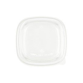 Pokrywa rPET Plastikowa Przezroczysta 13x13cm (50 Sztuk)
