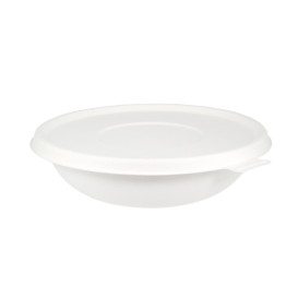 Pokrywka do Trzciny Cukrowej Białe na Miski 710 i 1360ml (50 Sztuk)