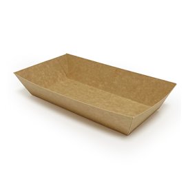 Pudełka na MenuBox Tektura Kraft z Oknem 20x20x8,5cm (55 Sztuk)