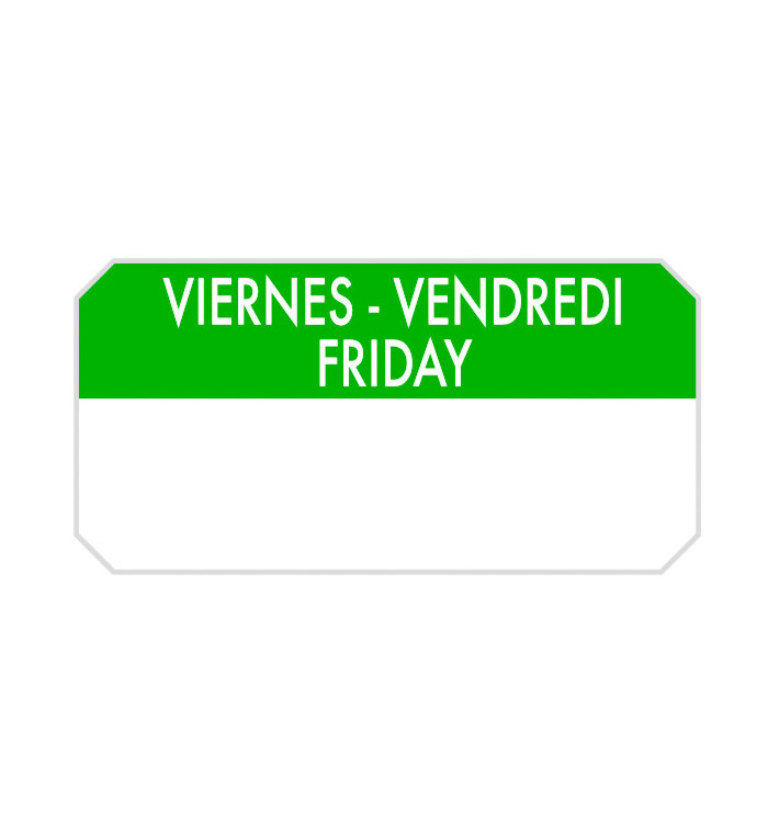 Prostokątna Rolka Samoprzylepna "Friday" 5x2,5cm (1.000 Sztuk) Prostokątna Rolka Samoprzylepna "Friday" 5x2,5cm (1.000 Sztuk)