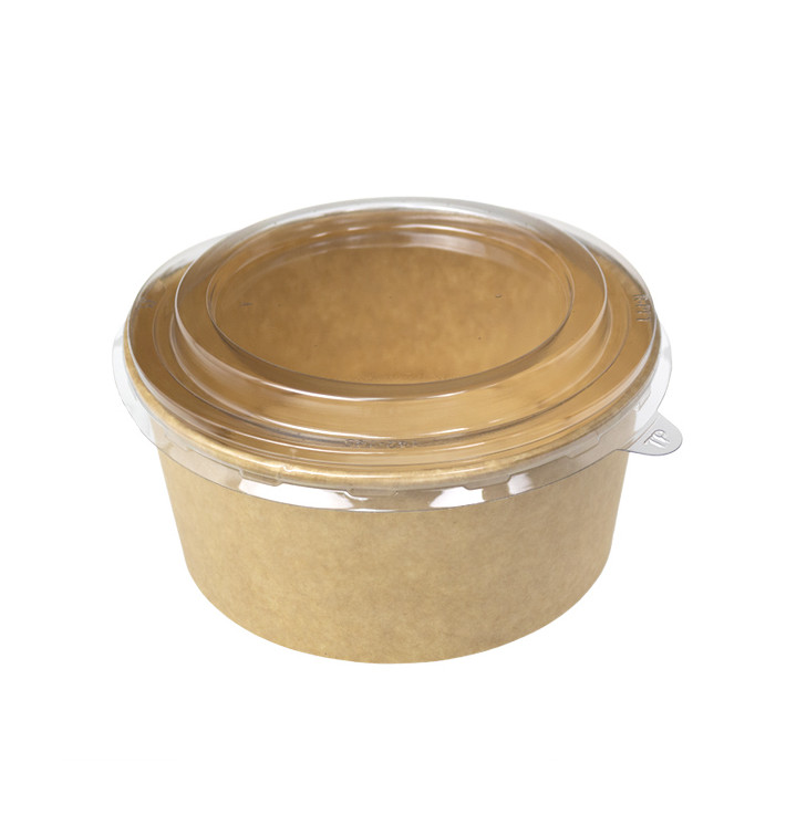 Miski Kraft-Kraft z pokrywą PP 750ml (50 Sztuk) Miski Kraft-Kraft z pokrywą PP 750ml (50 Sztuk)