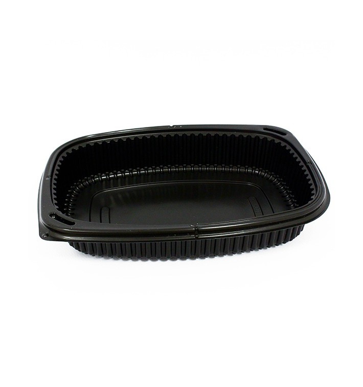 Pojemniki Prostokątny PP Czarni 800ml 215x170x40mm (40 Sztuk) Pojemniki Prostokątny PP Czarni 800ml 215x170x40mm (40 Sztuk)