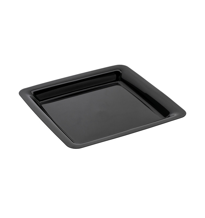 Talerz Plastikowe Kwadratowi Bardzo Sztywny Czarni 22,5x22,5cm (200 Sztuk) Talerz Plastikowe Kwadratowi Bardzo Sztywny Czarni 22,5x22,5cm (200 Sztuk)