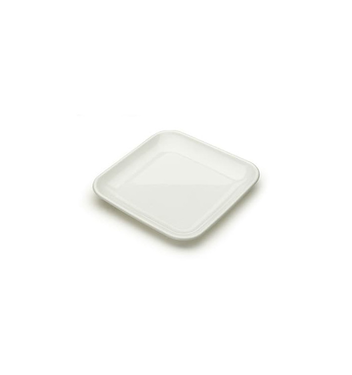 Plastic Tasting Plate PS White 6x6x1 cm Plastic Tasting Plate PS White 6x6x1 cm