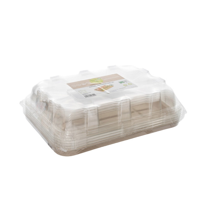 Tacki Trzciny Cukrowej z Pokrywką 35x24x11cm (35 Sztuk) Tacki Trzciny Cukrowej z Pokrywką 35x24x11cm (35 Sztuk)