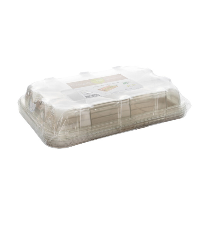 Tacki Trzciny Cukrowej z Pokrywką 46x30x11cm (25 Sztuk) Tacki Trzciny Cukrowej z Pokrywką 46x30x11cm (25 Sztuk)