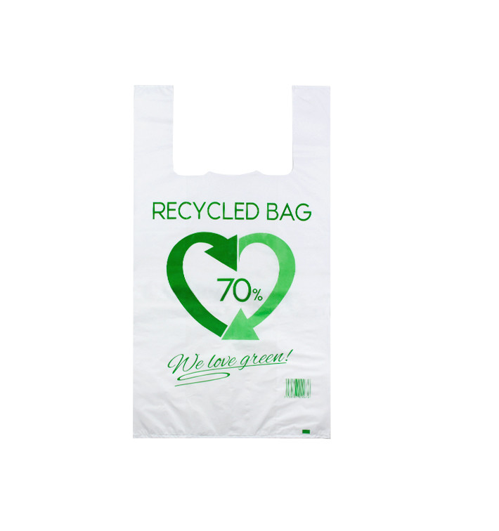 Plastikowa torba na koszulki 70% z Recyklingu 40x60cm 50µm (100 Sztuk) Plastikowa torba na koszulki 70% z Recyklingu 40x60cm 50µm (100 Sztuk)