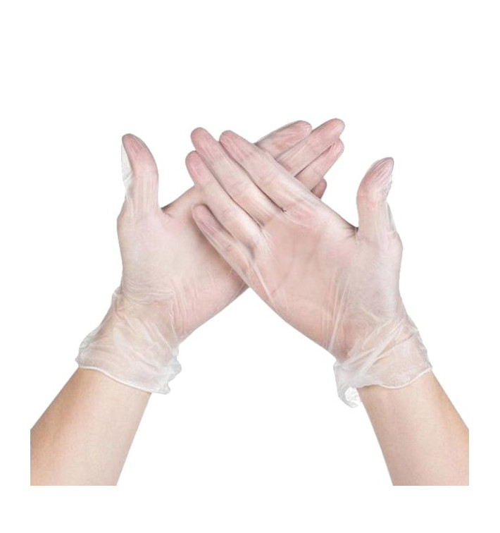 Rękawice Winylowe bez Talk Przezroczyste Rozmiar XL (100 Sztuk) Rękawice Winylowe bez Talk Przezroczyste Rozmiar XL (100 Sztuk)