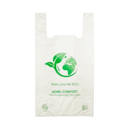Reklamówki Plastikowe Zrywki Bio Home Compost 35x45cm (100 Sztuk)