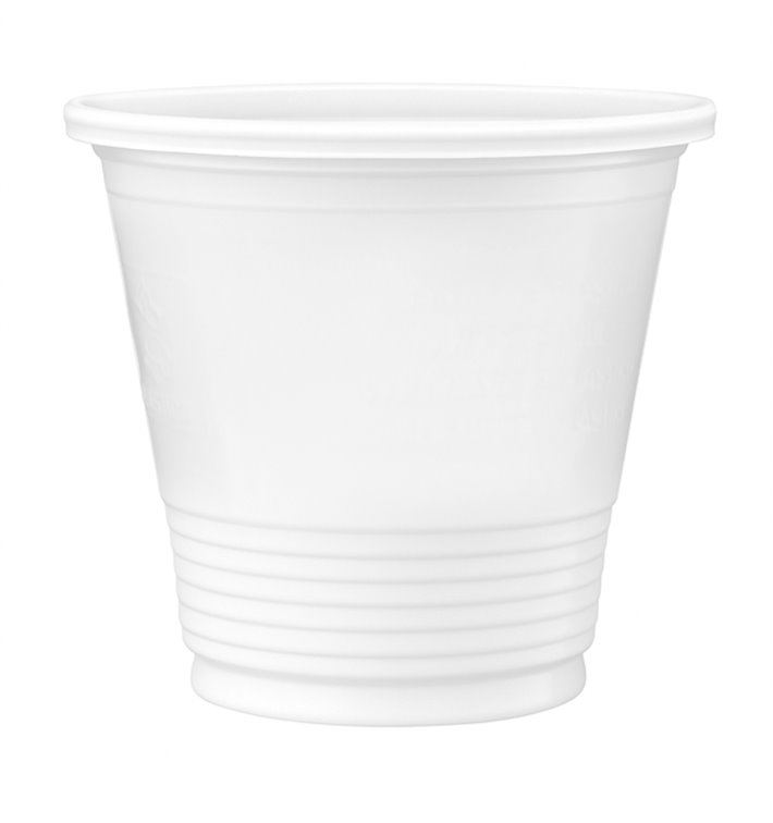 Kubki Plastikowe PS Białe 80 ml (50 Sztuk) Kubki Plastikowe PS Białe 80 ml (50 Sztuk)