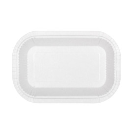 Tacki Papierowe Tłuszczoodporny Biały 15x23cm 250g/m² (50 Sztuk)