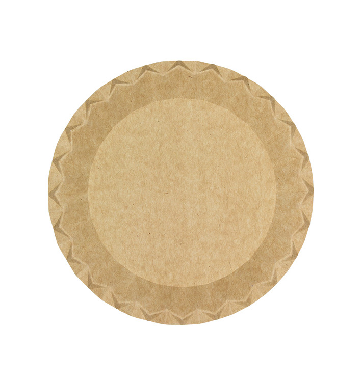 Talerz Papierowe Kraft “Flower” Ø18cm 225g/m² (600 Sztuk) Talerz Papierowe Kraft “Flower” Ø18cm 225g/m² (600 Sztuk)