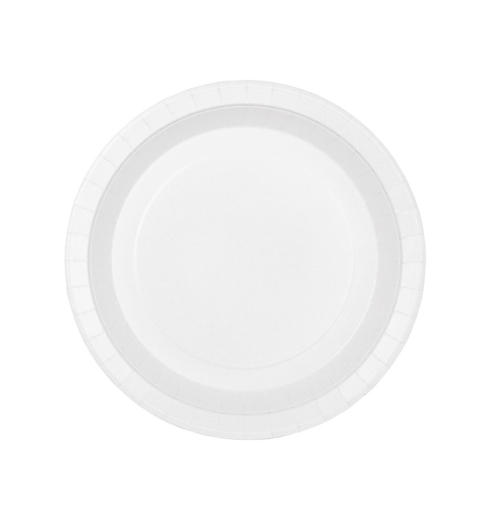 Talerz Papierowe Okrągłe Białe Ø22cm 200g/m² (50 Sztuk) Talerz Papierowe Okrągłe Białe Ø22cm 200g/m² (50 Sztuk)