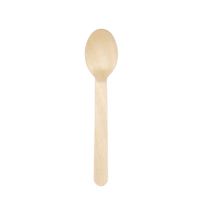 Łyżka Drewno Jednorazowe 16cm (1.000 Sztuk) Łyżka Drewno Jednorazowe 16cm (1.000 Sztuk)