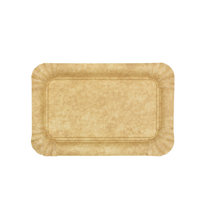 Tacki Papierowe Kraft "Flower" 12x19cm 295g/m² (50 Sztuk) Tacki Papierowe Kraft "Flower" 12x19cm 295g/m² (50 Sztuk)