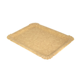 Tacki Papierowe Kraft "Flower" 18x24cm 345g/m² (50 Sztuk)