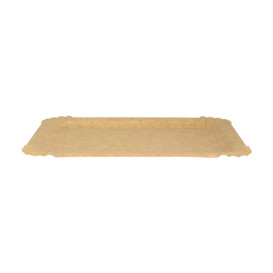 Tacki Papierowe Kraft "Flower" 18x24cm 345g/m² (50 Sztuk)