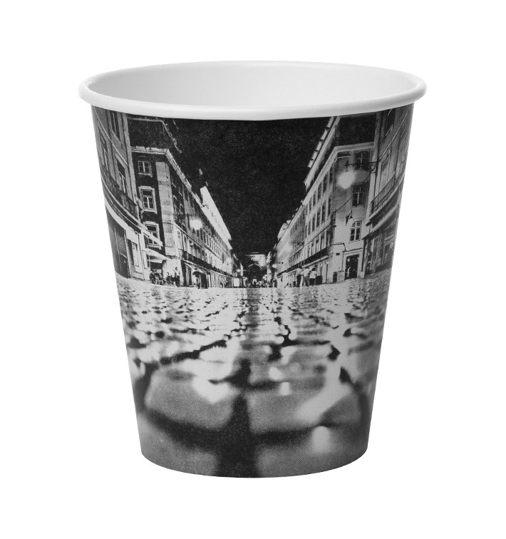 Kubki Papierowe 6Oz/180ml "Parisian" Ø8,0cm (50 Sztuk) Kubki Papierowe 6Oz/180ml "Parisian" Ø8,0cm (50 Sztuk)
