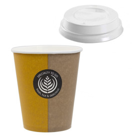 Kubki Papierowe 6Oz/180ml "Specialty" + Pokrywka Ø7,0cm (1000 Sztuk)