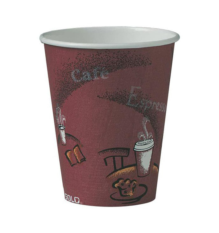 Kubki Papierowe 10 Oz/300ml "Bistro" Ø8,4cm (1000 Sztuk) Kubki Papierowe 10 Oz/300ml "Bistro" Ø8,4cm (1000 Sztuk)
