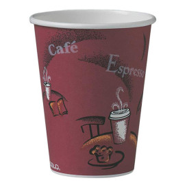 Kubki Papierowe 12 Oz/360ml "Bistro" Ø8,9cm (50 Sztuk)