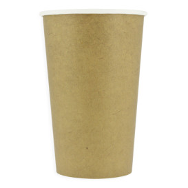 Kubki Papierowe ECO 16 Oz/480ml Kraft Ø9cm (50 Sztuk)