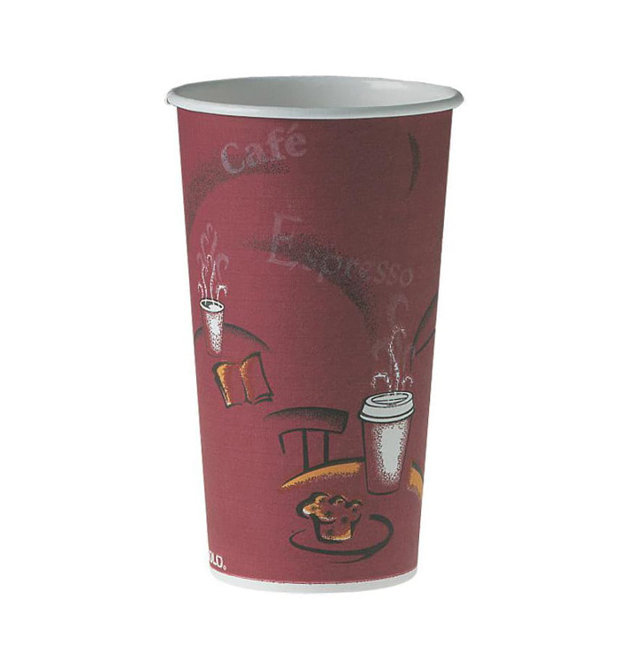 Kubki Papierowe 20 Oz/600ml "Bistro" Ø8,9cm (40 Sztuk) Kubki Papierowe 20 Oz/600ml "Bistro" Ø8,9cm (40 Sztuk)